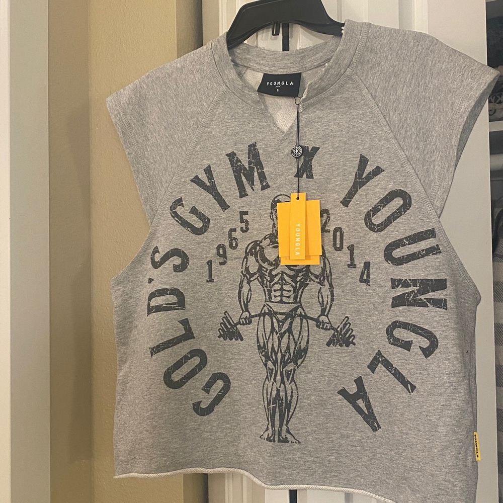 YoungLA Gray Sleeveless Gym Shirt